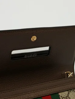 Borsa wallet Ophidia Gucci in tessuto GG Supreme e pelle