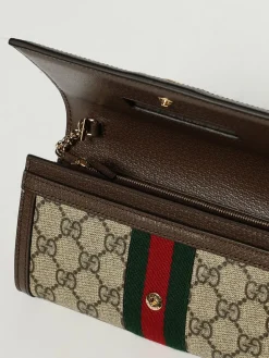 Borsa wallet Ophidia Gucci in tessuto GG Supreme e pelle