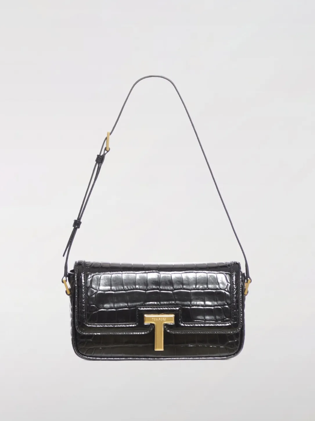 Borsa Wallis E/W Tom Ford in pelle stampa cocco