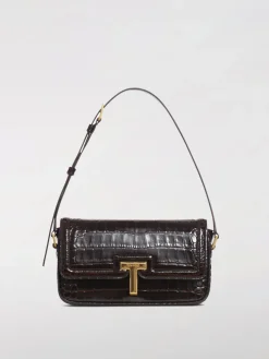 Borsa Wallis E/W Tom Ford in pelle stampa cocco