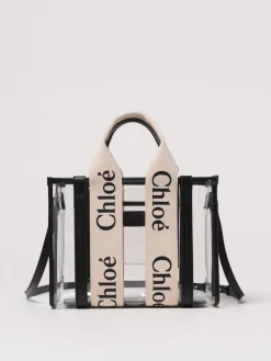 Borsa Woody Chloè in pvc e pelle