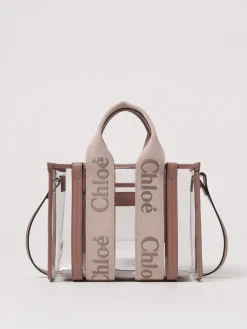 Borsa Woody Chloè in pvc e pelle