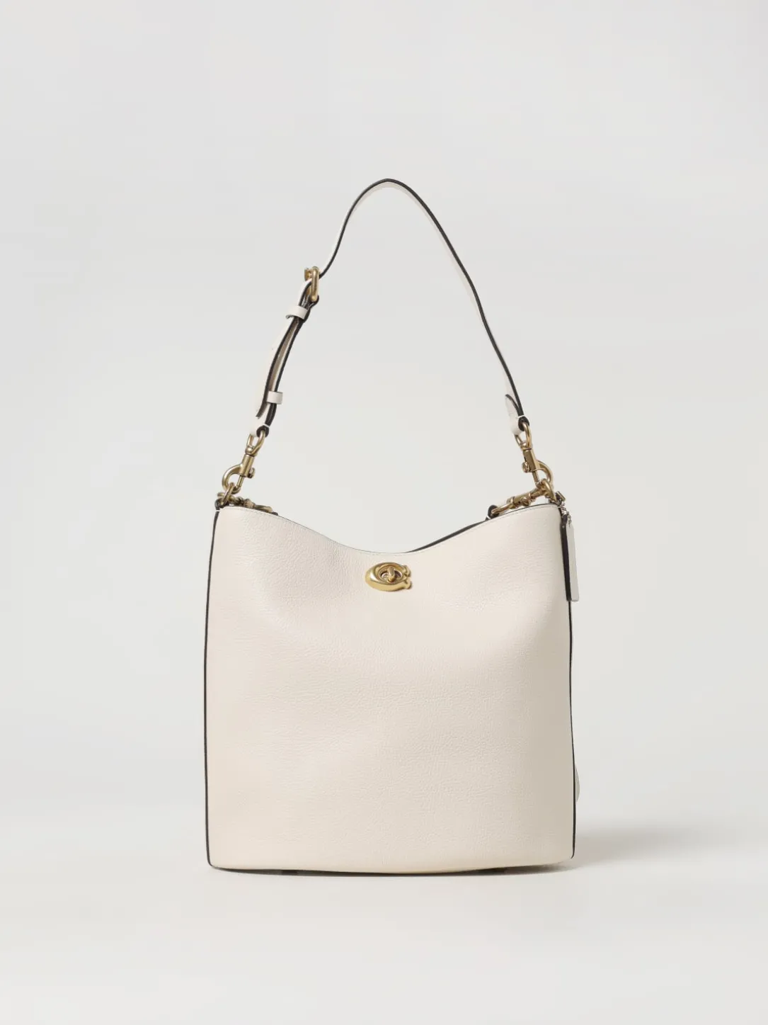 Borse a spalla in pelle di vitello Coach