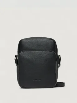 Borsello a tracolla Micro Pebble in pelle sintetica Calvin Klein