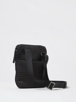 Borsello con logo jacquard Emporio Armani