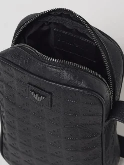 Borsello in pelle logata Emporio Armani