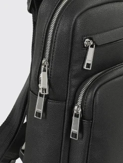 Borsello in pelle sintetica a grana Boss