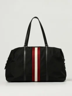 Borsone Bally in nylon e pelle