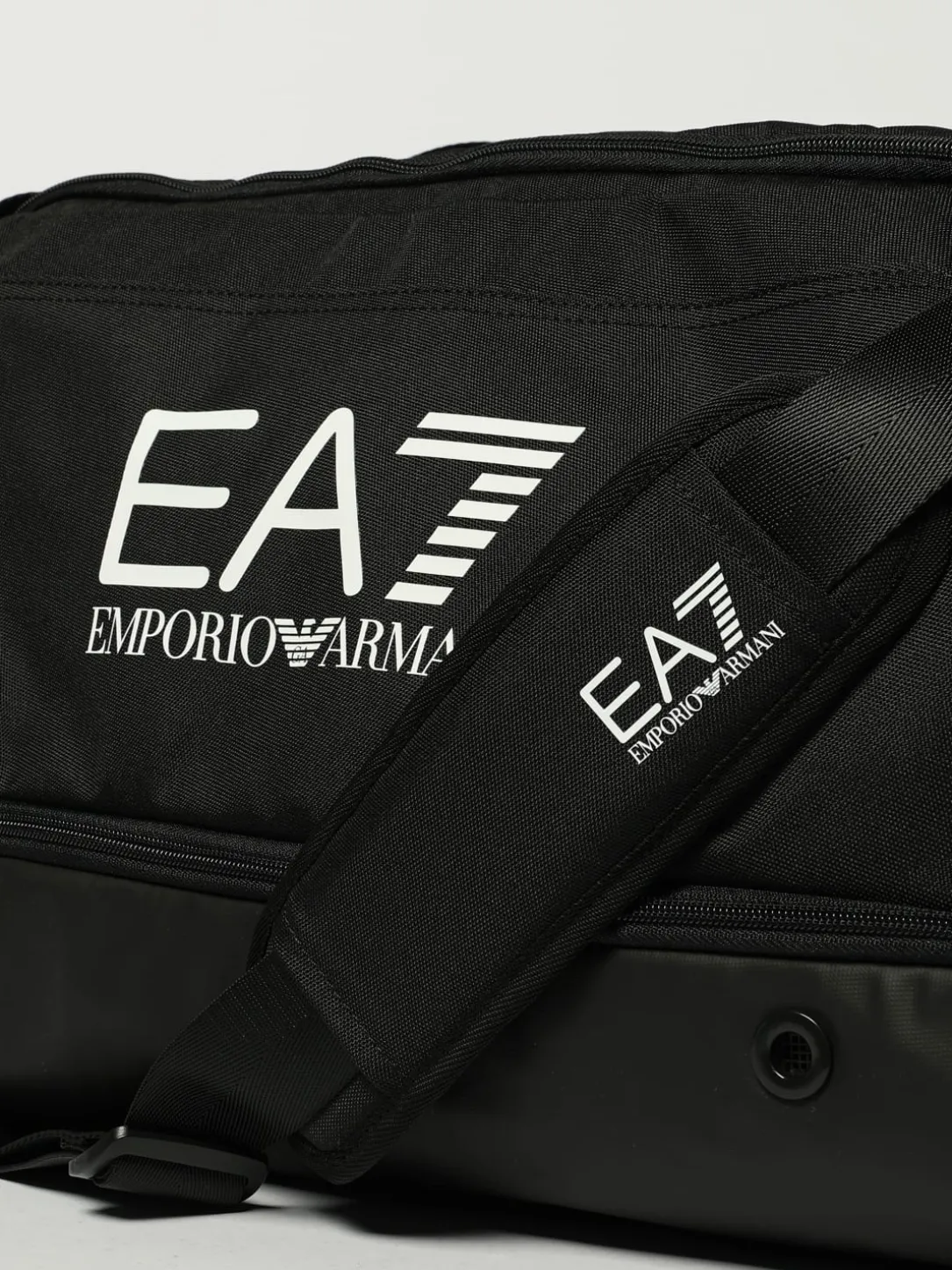 Borsone da sport con stampa logo EA7