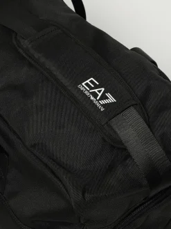 Borsone da sport in poliestere con logo EA7