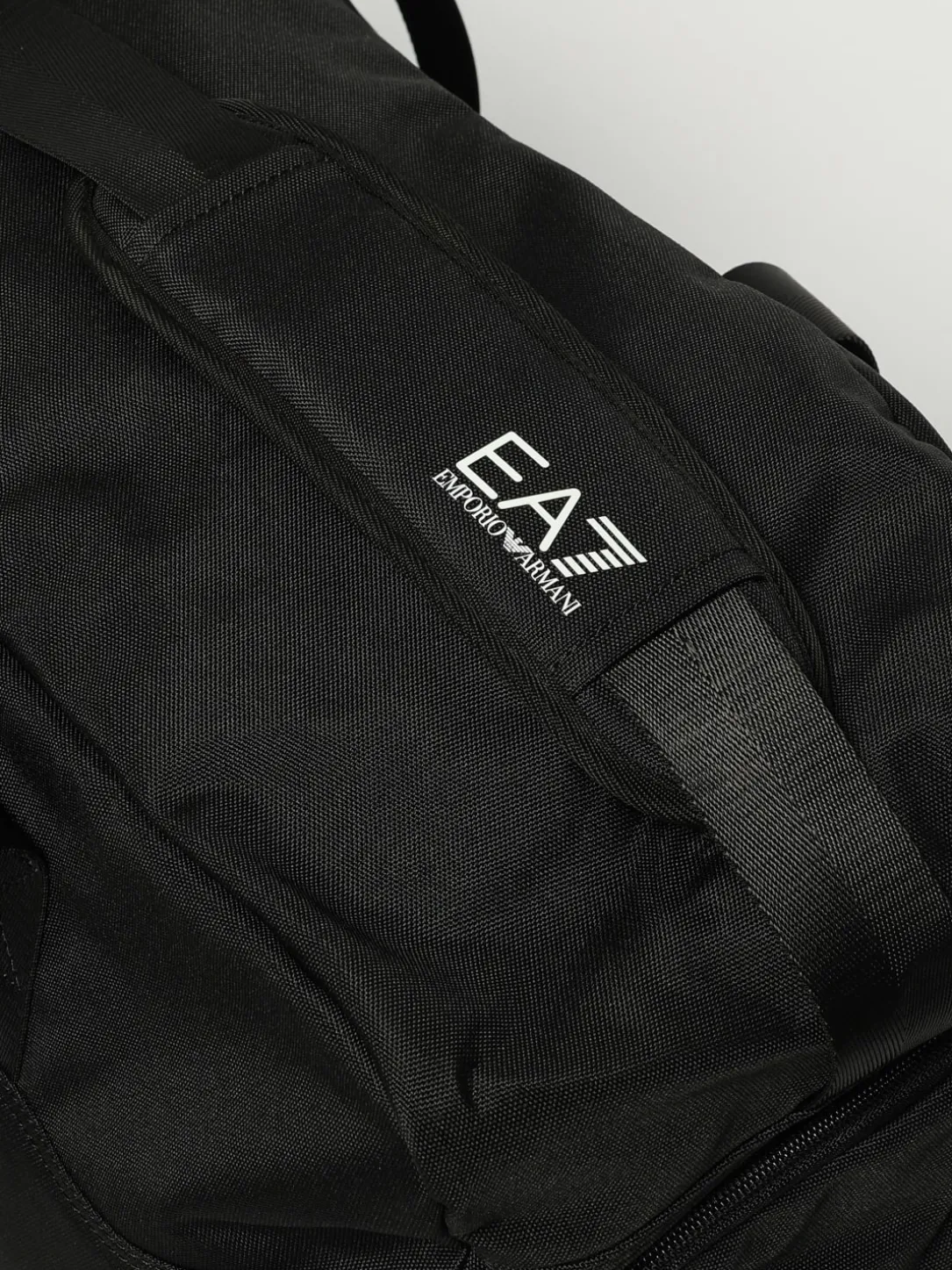Borsone da sport in poliestere con logo EA7