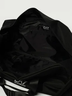 Borsone da sport in poliestere con logo EA7