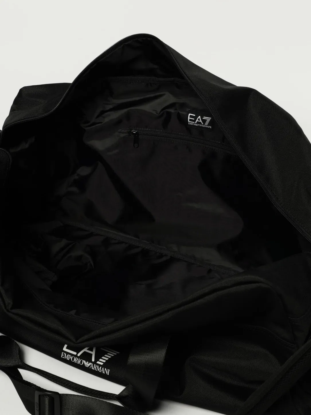 Borsone da sport in poliestere con logo EA7