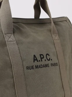 Borsone Gym Bag Recuperation A.P.C. in canvas di cotone