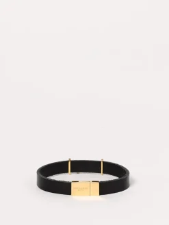 Bracciale Opyum Saint Laurent in pelle ed ottone