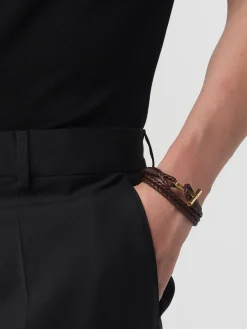 Bracciale Tom Ford in pelle intrecciata