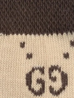Calze Gucci in cotone con monogram GG jacquard
