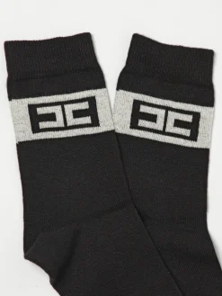 Calze in cotone con logo Elisabetta Franchi La Mia Bambina