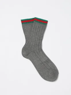 Calze Web Gucci in cotone a coste