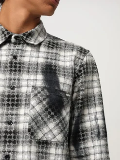 Camicia Amiri in cotone used con stampa check