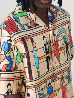 Camicia Amiri in seta stampata