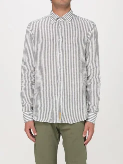 Camicia B.D Baggies in lino a righe