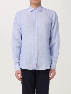 Camicia BD Baggies in misto lino a righe