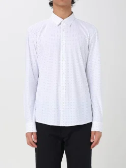 Camicia Boss in popeline di cotone a pois