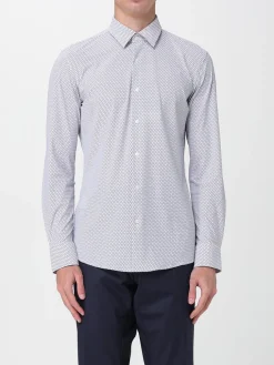 Camicia Boss in popeline di cotone