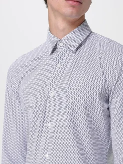 Camicia Boss in popeline di cotone