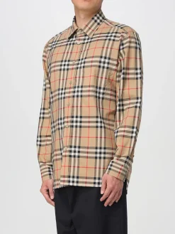 Camicia Burberry in cotone con stampa Vintage Check