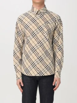 Camicia Burberry in cotone con stampa Vintage Check