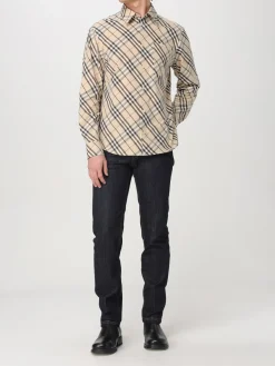 Camicia Burberry in cotone con stampa Vintage Check