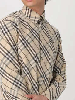 Camicia Burberry in cotone con stampa Vintage Check