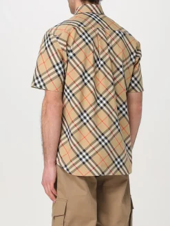 Camicia Burberry in cotone con stampa Vintage Check