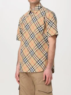Camicia Burberry in cotone con stampa Vintage Check