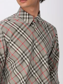 Camicia Burberry in cotone con stampa Vintage Check