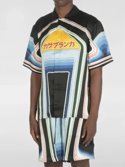 Camicia Casablanca in seta stampata