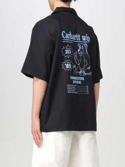 Camicia casual Carhartt Wip in misto cotone con stampa logo