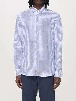Camicia classica B.D Baggies in lino a righe