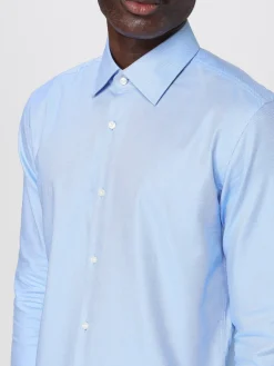 Camicia classica Boss in popeline di cotone