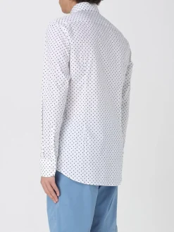 Camicia classica Boss in cotone stretch a pois