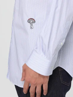 Camicia classica Bottega Veneta in cotone a righe