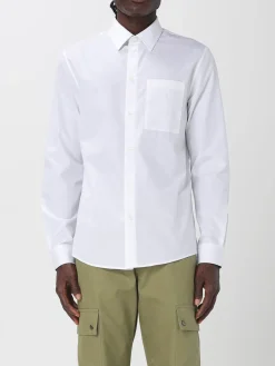 Camicia classica Burberry in cotone con logo