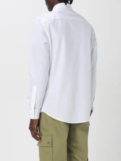 Camicia classica Burberry in cotone con logo