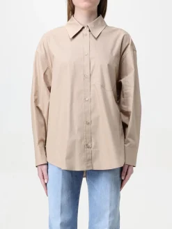 Camicia classica Dondup in cotone con inserti in macramè