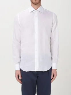 Camicia classica Eleventy in lino