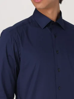 Camicia classica Etro in cotone stretch