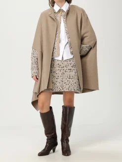 Camicia classica Fabiana Filippi in popeline con dettaglio chain