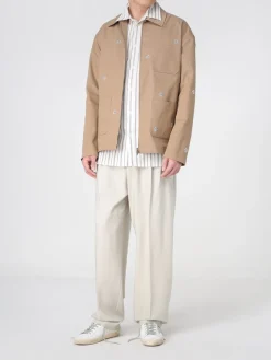 Camicia classica Golden Goose in cotone a righe